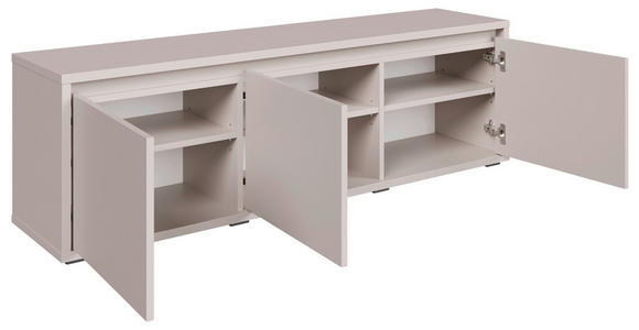 GARDEROBENBANK Liv  in 145,1/50,1/33,8 cm  - Kaschmir/Schwarz, KONVENTIONELL (145,1/50,1/33,8cm) - Xora