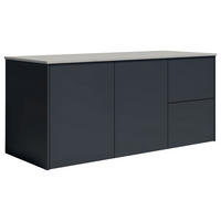 OUTDOORKÜCHE  - Sandfarben/Anthrazit, Basics, Keramik/Metall (198/92,5-98,5/63,3cm) - Dieter Knoll