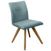 STUHL  in Webstoff Holz, Textil  - Jadegrün/Eichefarben, KONVENTIONELL, Holz/Textil (51,5/87,5/63cm) - Linea Natura