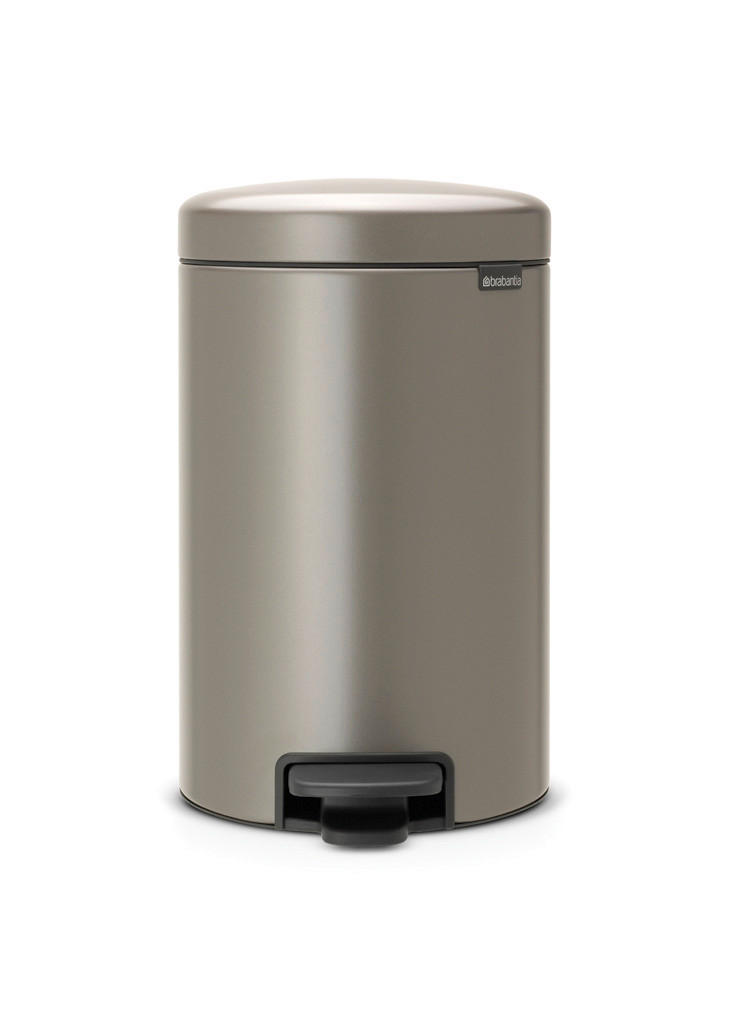 ODPADKOVÝ KOŠ  12 l - platinová, Design, kov/plast (25,1/41,1/33,8cm) - Brabantia