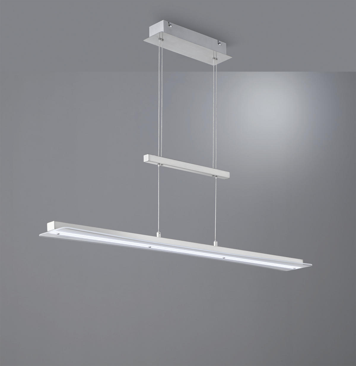 VISEČA LED-SVETILKA  Smash /1800 lm/3000-6500 K/230 V/ - barve niklja/bela, Trend, kovina/steklo (100/150/12cm)
