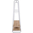 GARDEROBENSTÄNDER in Naturfarben, Weiß 100/160/45 cm   - Naturfarben/Weiß, Basics, Holzwerkstoff/Metall (100/160/45cm) - Xora
