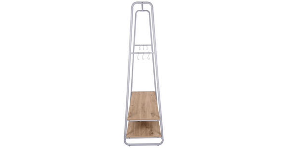 GARDEROBENSTÄNDER in Naturfarben, Weiß 100/160/45 cm   - Naturfarben/Weiß, Basics, Holzwerkstoff/Metall (100/160/45cm) - Xora