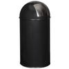 ABFALLSAMMLER 50 L  - Schwarz, Basics, Metall (35/74/35cm) - MID.YOU