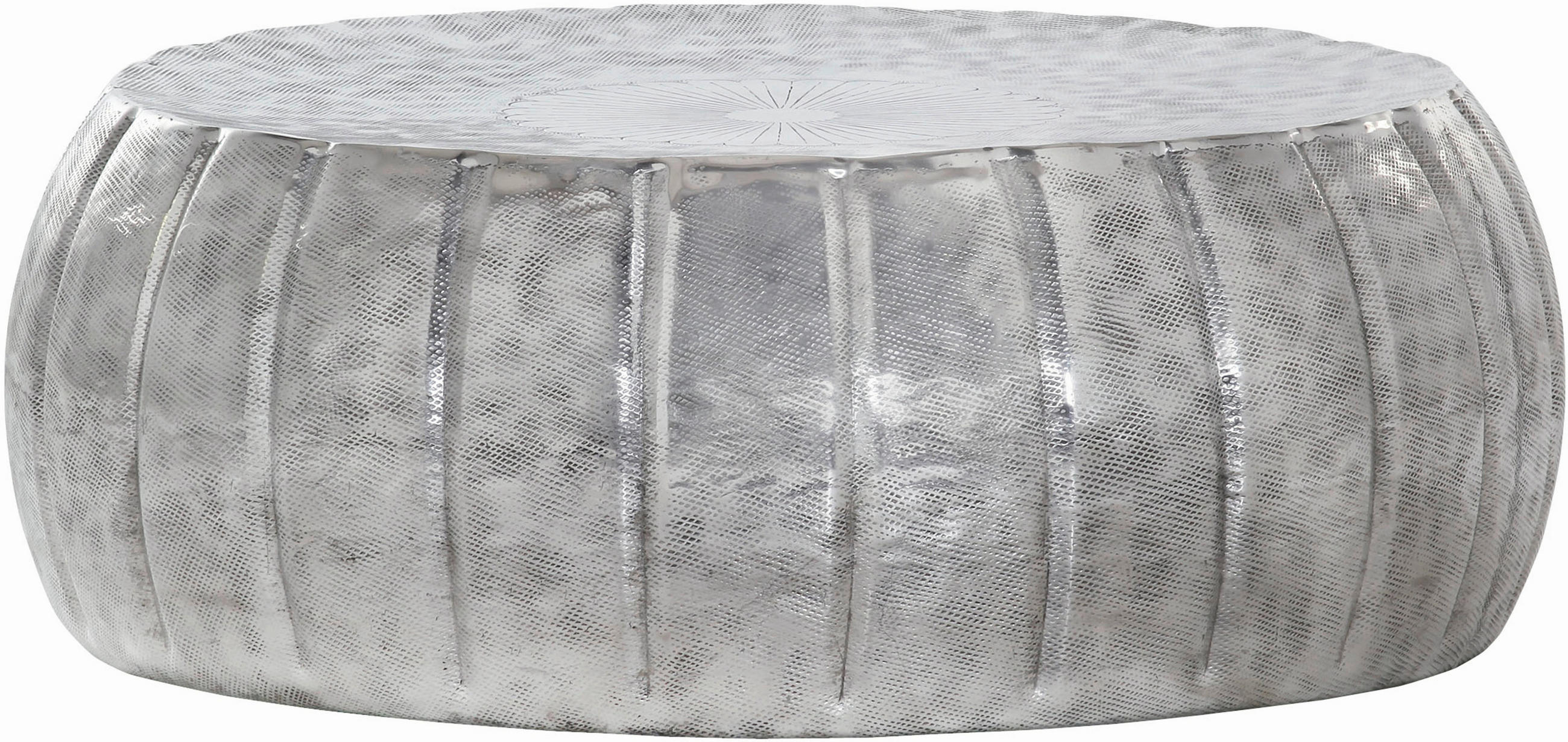COUCHTISCH in Metall 82/82/32 cm  - Alufarben, Design, Metall (82/82/32cm) - Carryhome