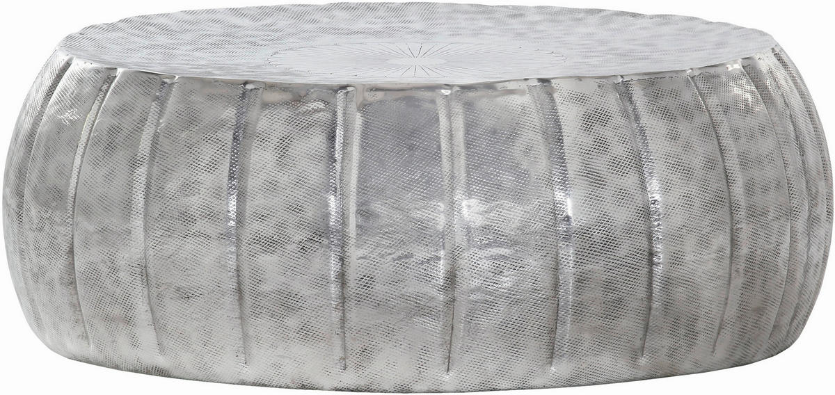 COUCHTISCH in Metall 82/82/32 cm  - Alufarben, Design, Metall (82/82/32cm) - Carryhome