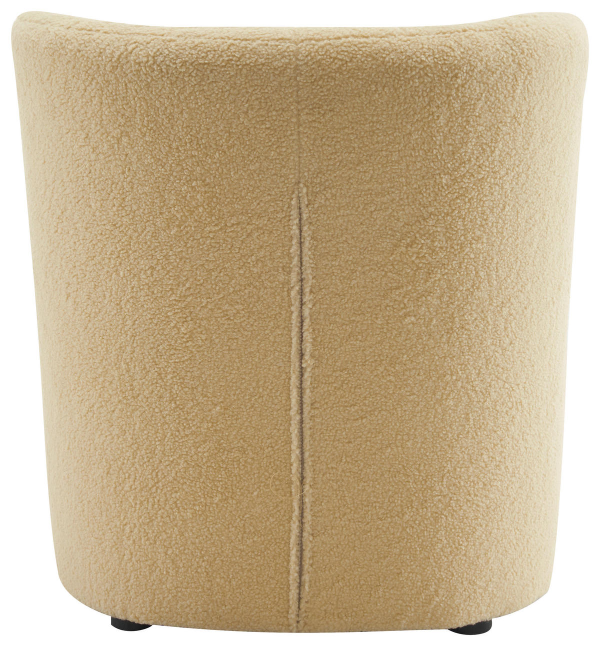 DESIGNSESSEL Bouclé Beige    - Beige/Schwarz, Trend, Kunststoff/Textil (65/69/70cm) - Xora