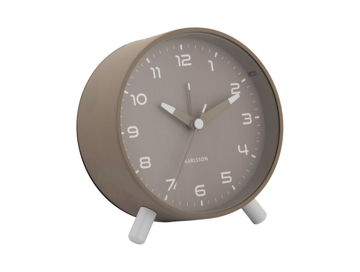 WECKER   - Hellgrau, Basics, Metall (5/11/12cm) - Karlsson