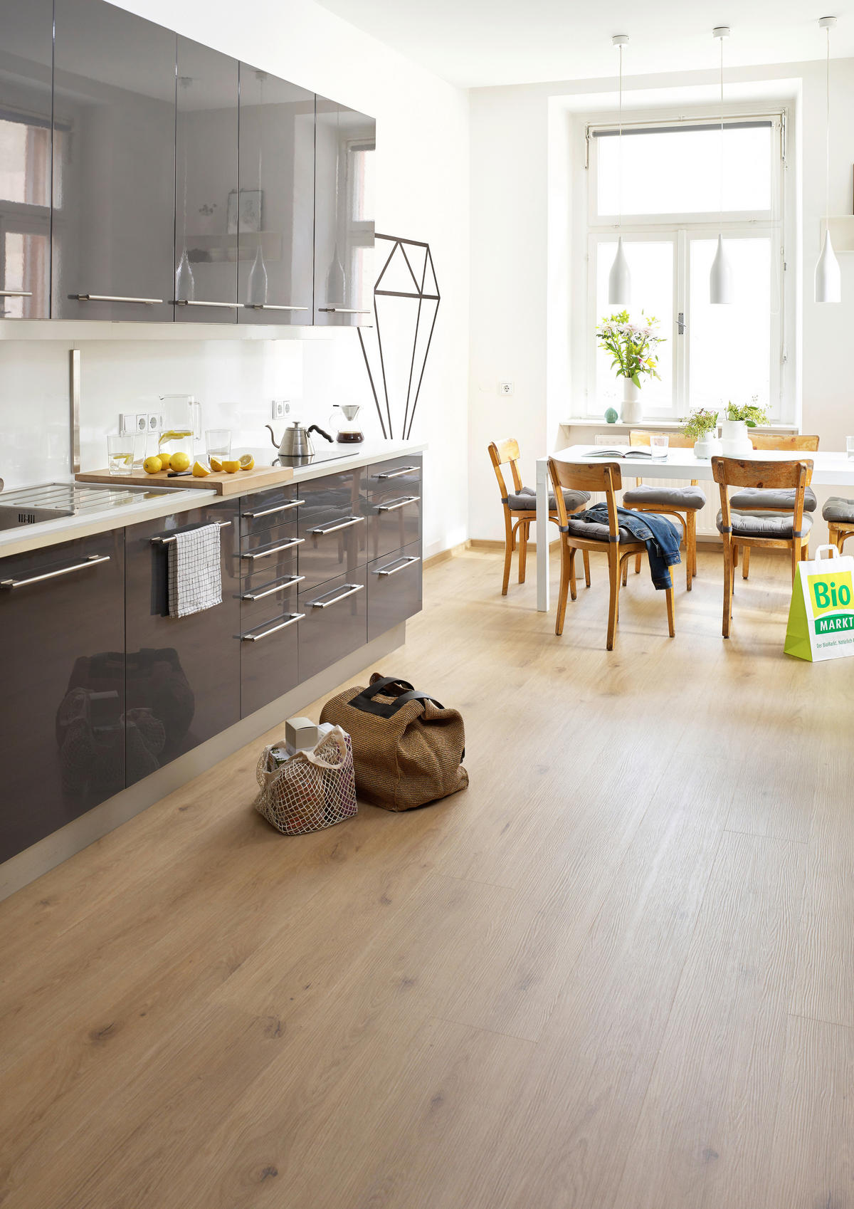 VINYLBODEN Elito Trend Eiche weiss 100005601  per  m² - KONVENTIONELL, Holz (220/21,6/1cm) - Tilo