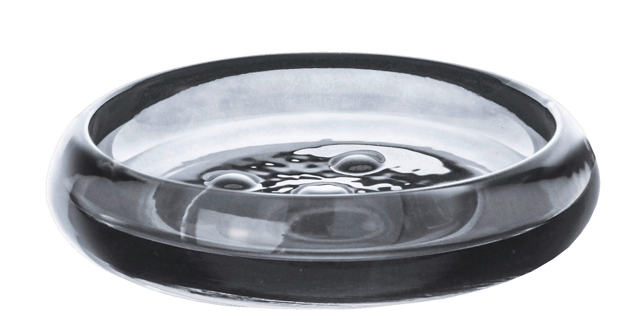 SZAPPANTARTÓ üveg  - világosszürke, Basics, üveg (12,2cm) - Kleine Wolke