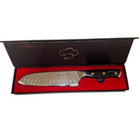 SANTOKU NOŽ  Marindo            - boje oplemenjenog čelika/crna, Basics, drvo/metal