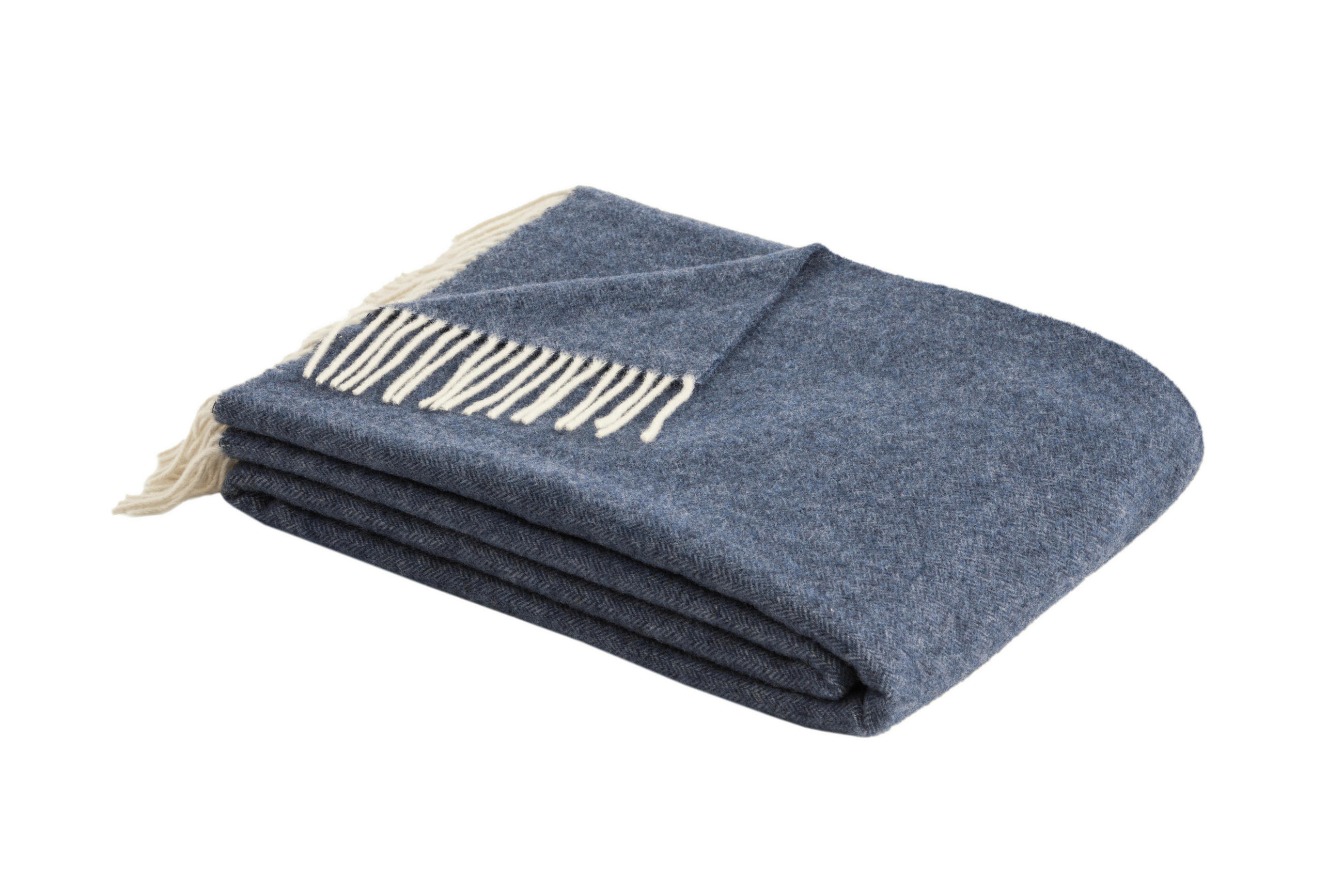 PLAID 150/200 cm  - Blau, Basics, Textil (150/200cm) - Bugatti