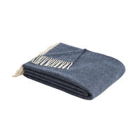 PLAID 150/200 cm  - Blau, Basics, Textil (150/200cm) - Bugatti