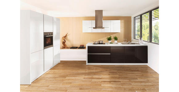 EINBAUKÜCHE   - Basics, Holzwerkstoff - Novel