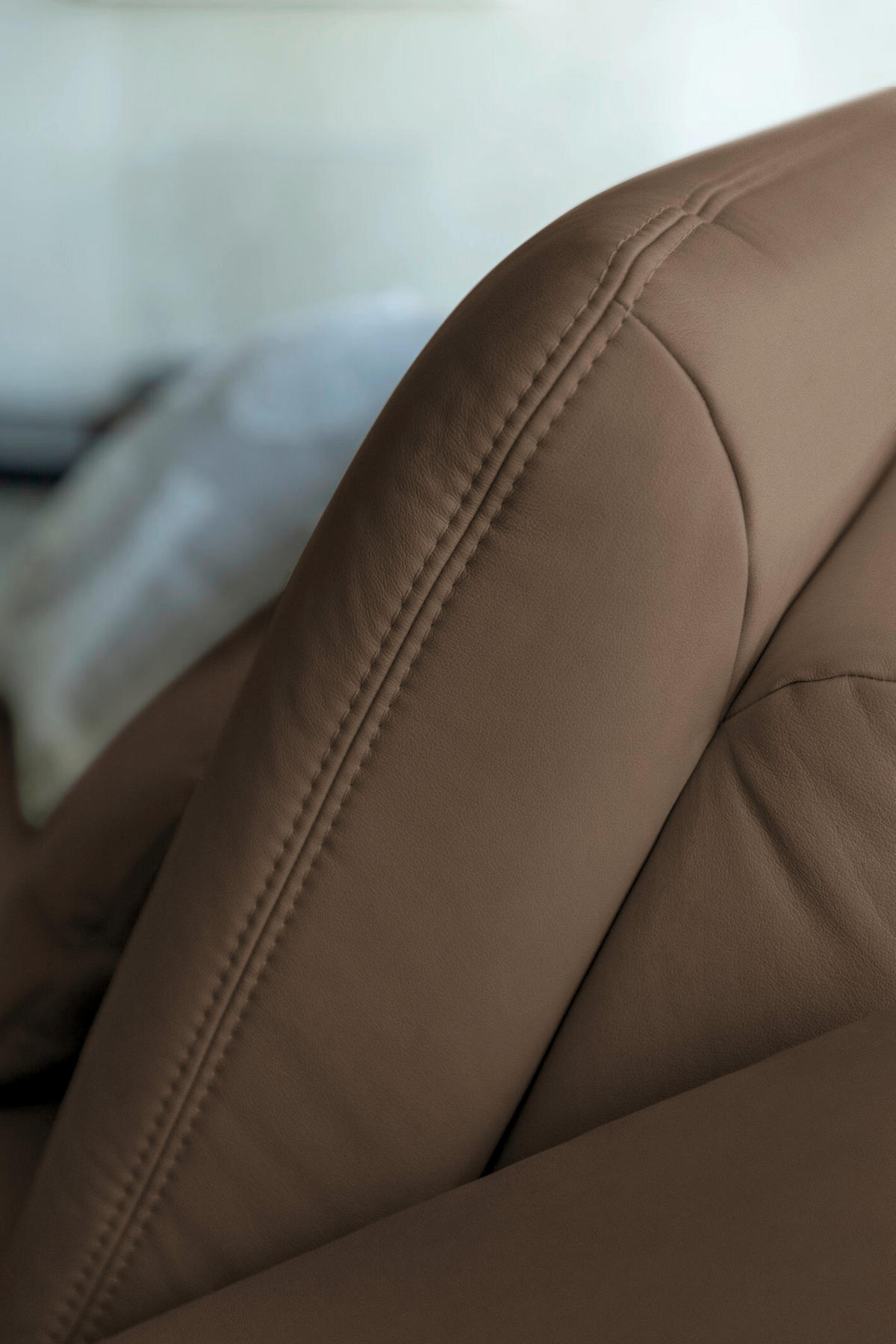 ECKSOFA Echtleder Braun  - Schwarz/Braun, Konventionell, Leder/Metall (180/301cm) - Joop!