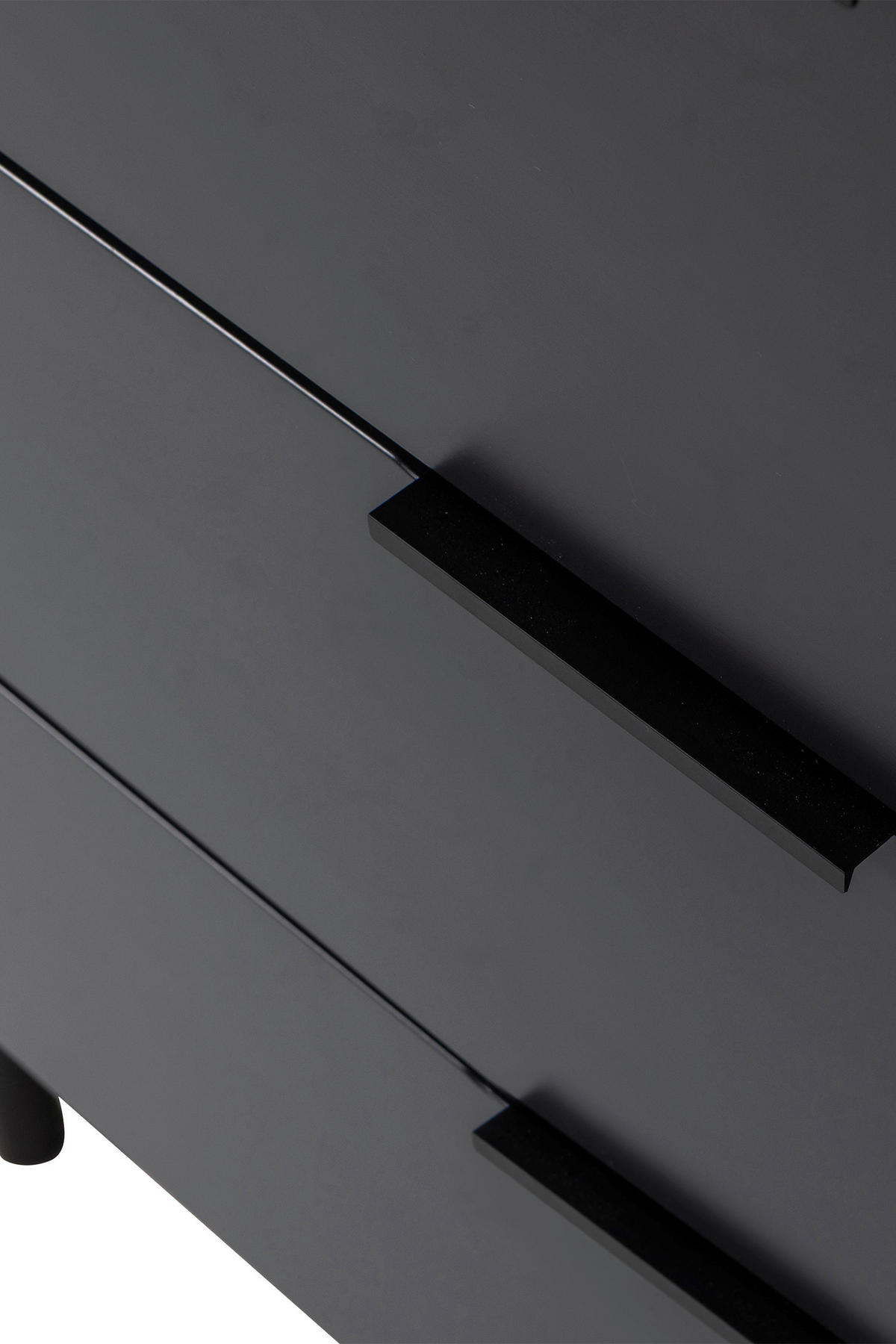 KOMMODE Gunnar  in 94/93/52 cm  - Schwarz, Design, Holz/Metall (94/93/52cm) - Livetastic