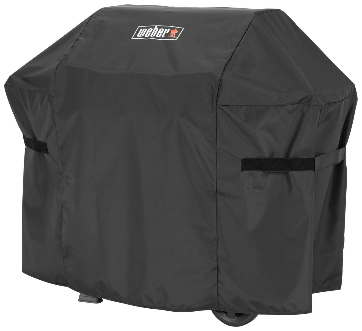 GRILLABDECKHAUBE 45/107/130 cm  - Schwarz, Basics, Kunststoff (45/107/130cm) - Weber Grill