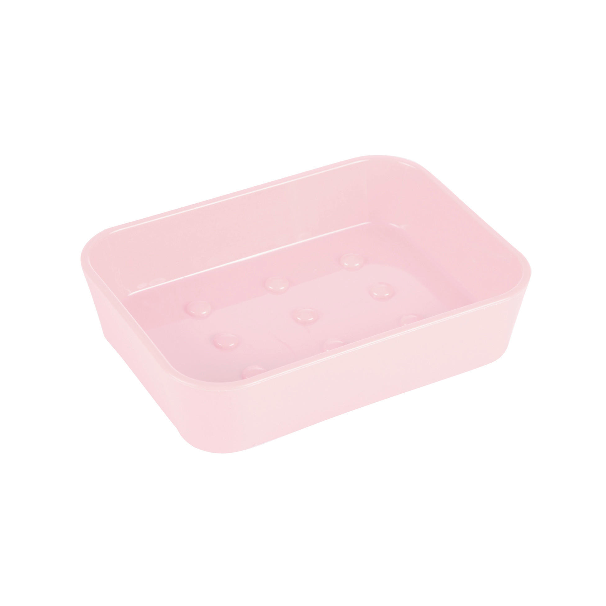 POSUDA ZA SAPUN  pink  plastika  VITAMIN  - pink, Basics, plastika (11,9/2,3/8,9cm) - Homeware