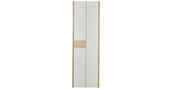 GARDEROBENSCHRANK 62/199/40 cm  - Kaschmir/Eichefarben, Design, Glas/Holzwerkstoff (62/199/40cm) - Voleo