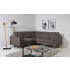 ECKSOFA Noret in Grau  - Buchefarben/Grau, Design, Holz/Textil (242/242cm) - MID.YOU