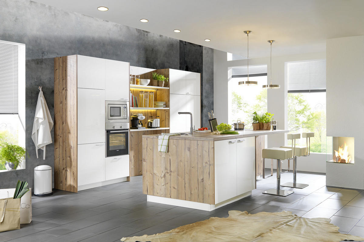 EINBAUKÜCHE   - Design, Holz/Holzwerkstoff - Dan Küchen