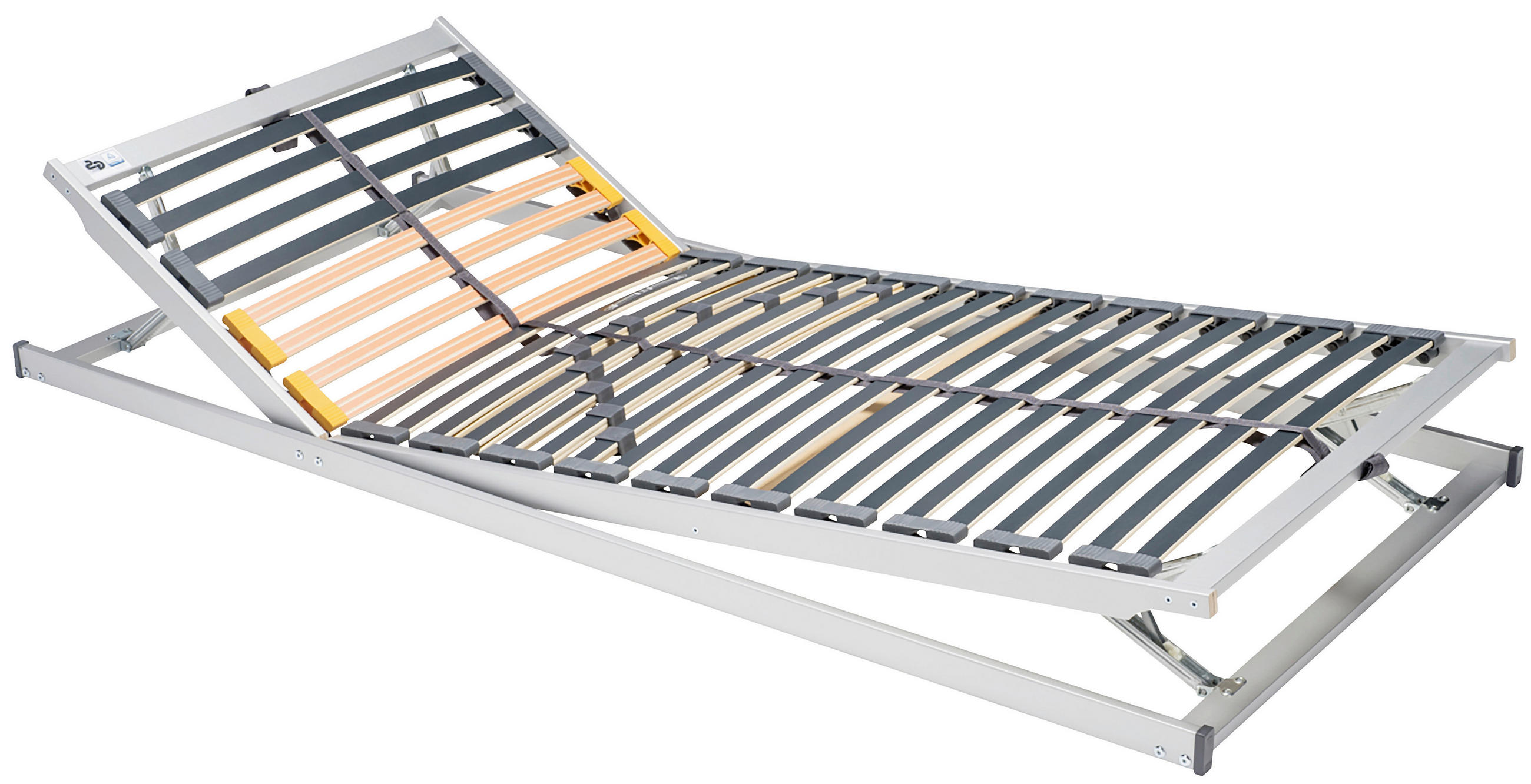 LATTENROST 90/200 cm  - Silberfarben, Basics, Holz (90/200cm)