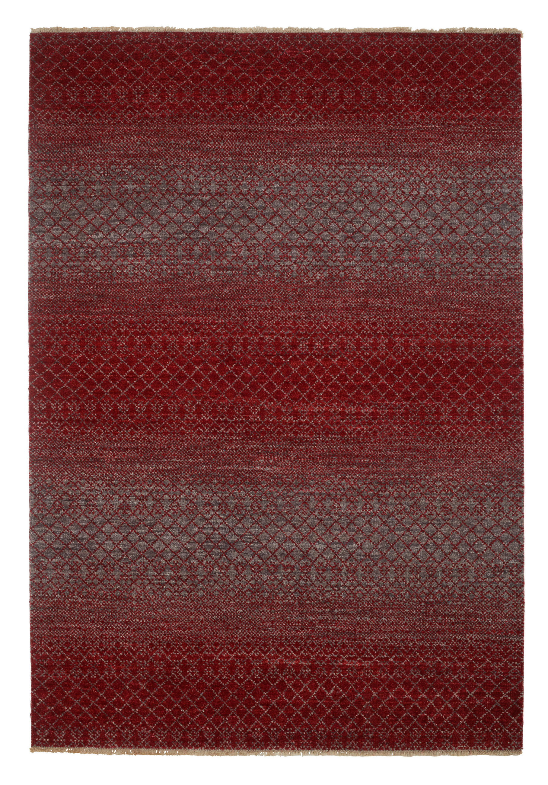 ORIENTTEPPICH  Wohnzimmer 250/350 cm Sun & Sand Red Rot rechteckig  - Rot, KONVENTIONELL, Textil (250/350cm) - Cazaris