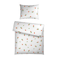 POSTELJINA 140/200 cm saten crvena  - crvena, tekstil (140/200cm) - Esposa