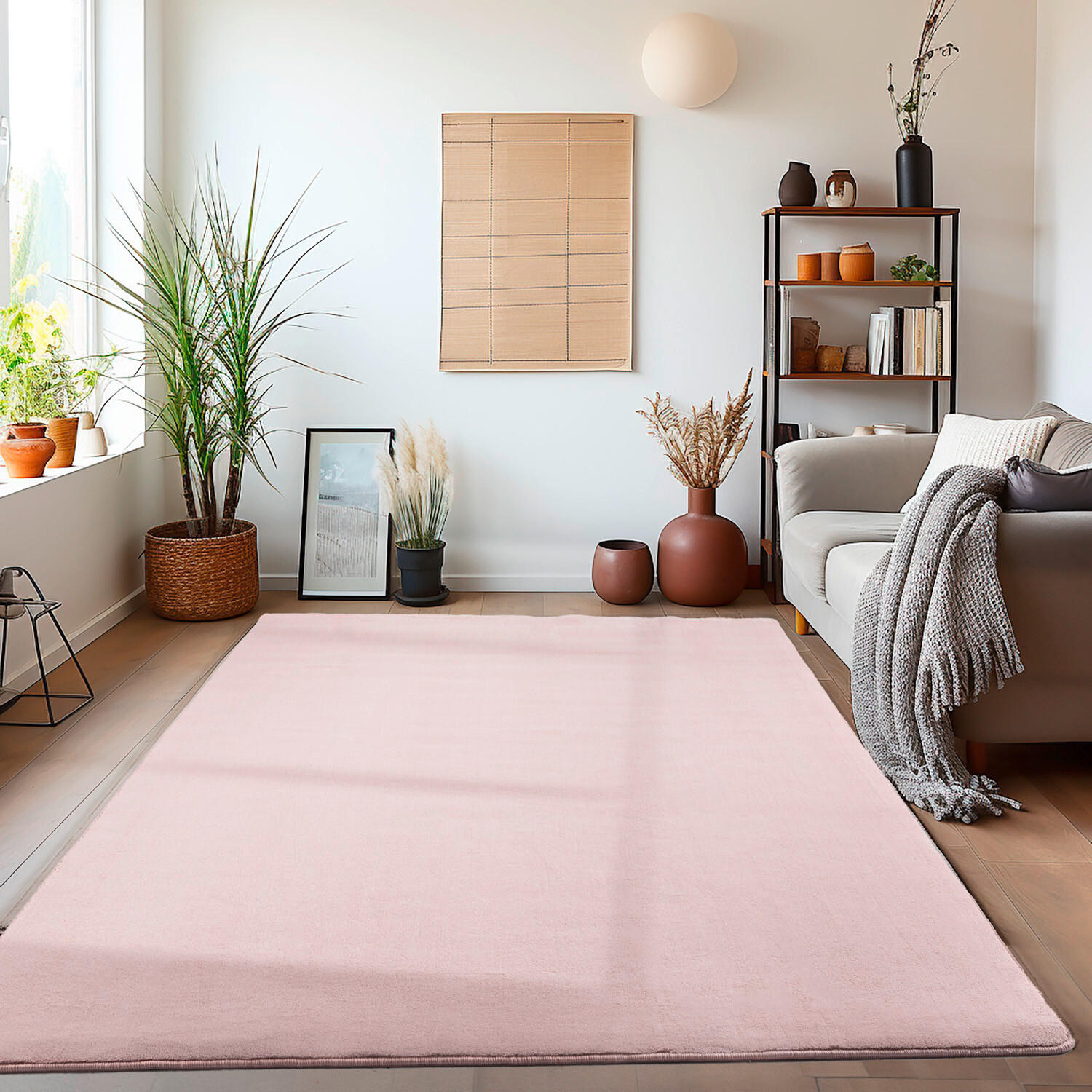 FLACHWEBETEPPICH 80/150 cm Sky Rosa  - Rosa, Design, Textil (80/150cm) - Novel