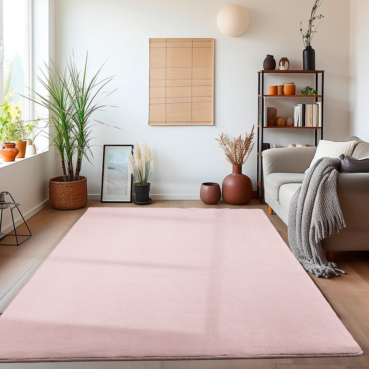 FLACHWEBETEPPICH 80/150 cm Sky Rosa  - Rosa, Design, Textil (80/150cm) - Novel