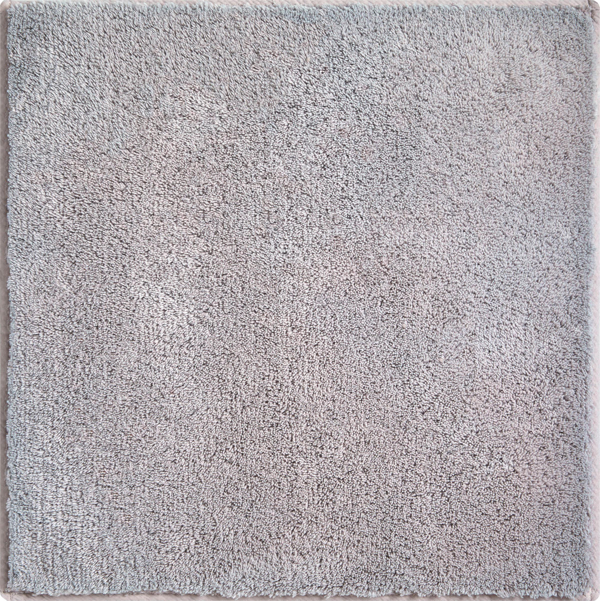 PŘEDLOŽKA K BIDETU, 60/60 cm - šedá, Basics, textil/plast (60/60cm) - Grund
