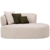 RÉCAMIERE Dunkelgrün, Beige Chenille  - Dunkelgrün/Beige, MODERN, Kunststoff/Textil (166/86/105cm) - Hom`in