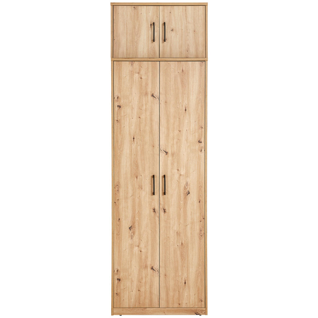 Thumbnail - Xora Aufsatzschrank, Eiche Artisan, Metall, 72x43x54 cm, Waschküche, Mehrzweckschränke