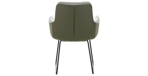 ARMLEHNSTUHL in Webstoff - Schwarz/Braun, Design, Textil/Metall (63/90/69cm) - Johann Jakob