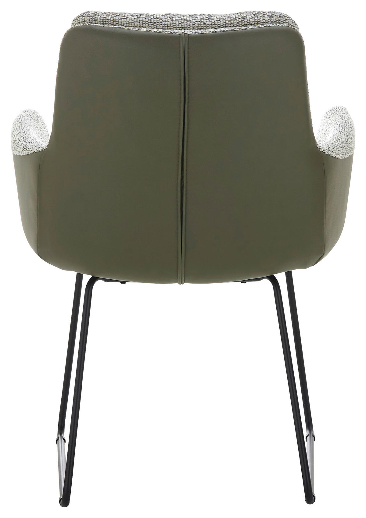 ARMLEHNSTUHL  in Webstoff  - Schwarz/Braun, Design, Textil/Metall (63/90/69cm) - Johann Jakob