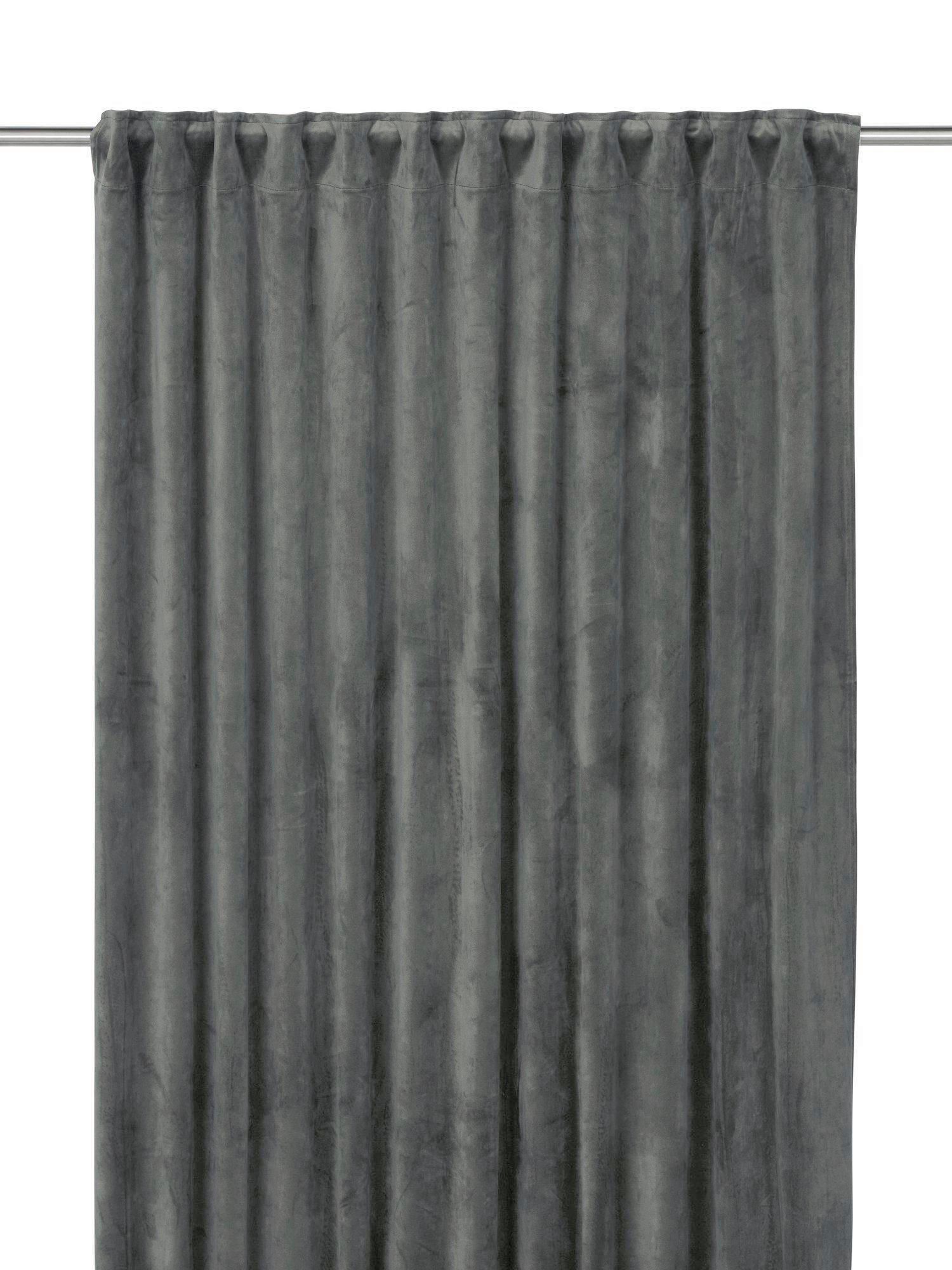 FERTIGVORHANG  black-out (lichtundurchlässig)   135/280 cm 2 Stück  - Anthrazit, Basics, Textil (135/280cm) - Svanefors