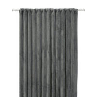 FERTIGVORHANG  black-out (lichtundurchlässig)   135/280 cm 2 Stück  - Anthrazit, Basics, Textil (135/280cm) - Svanefors