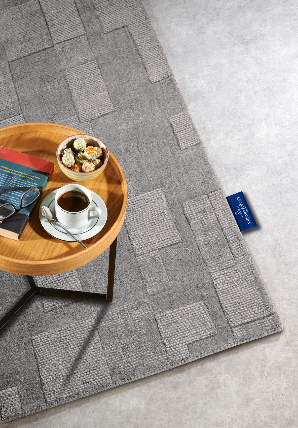 HANDWEBTEPPICH 160/230 cm Kollektion 1906 Grau  - Grau, Basics, Textil (160/230cm) - Villeroy & Boch