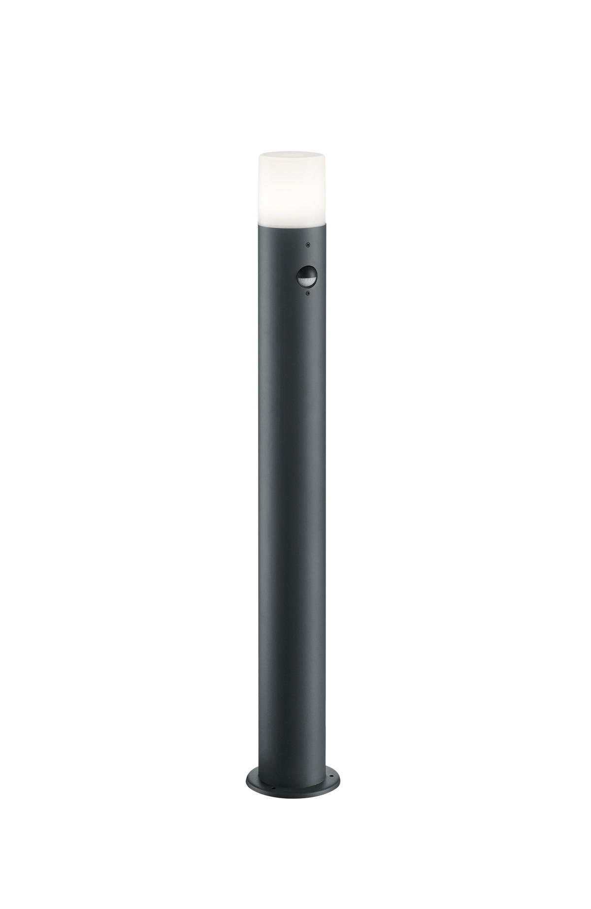 Trio Leuchten Wegeleuchte Hoosic Anthrazit, Weiß 80 cm