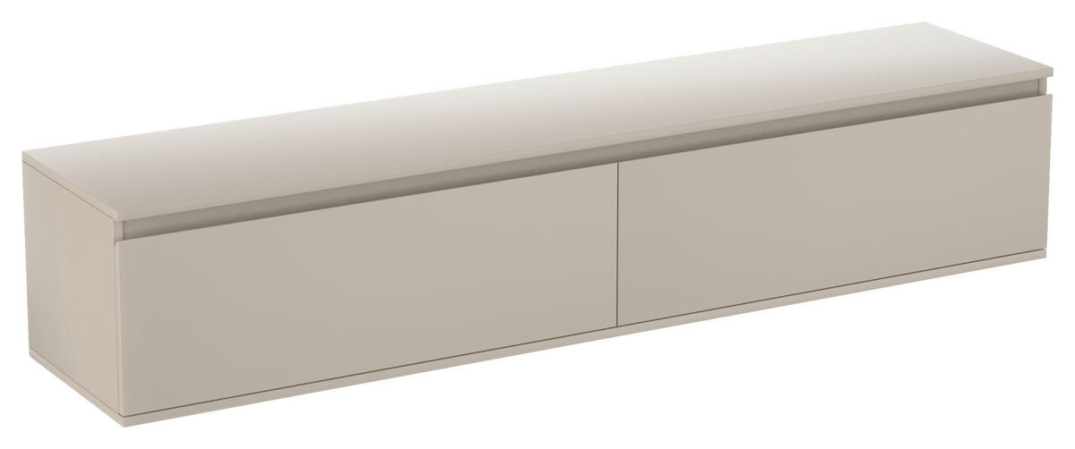 LOWBOARD  in 180/30/33 cm  - Greige, Design, Holzwerkstoff (180/30/33cm) - Boxxx