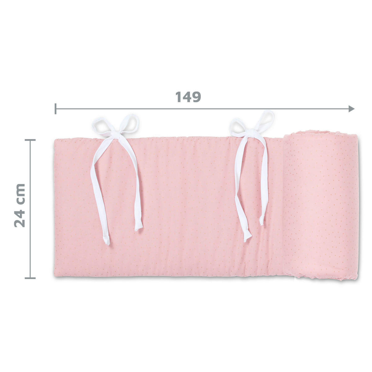 NESTCHEN   24/149 cm  - Altrosa, Basics, Textil (24/149cm) - Babybay