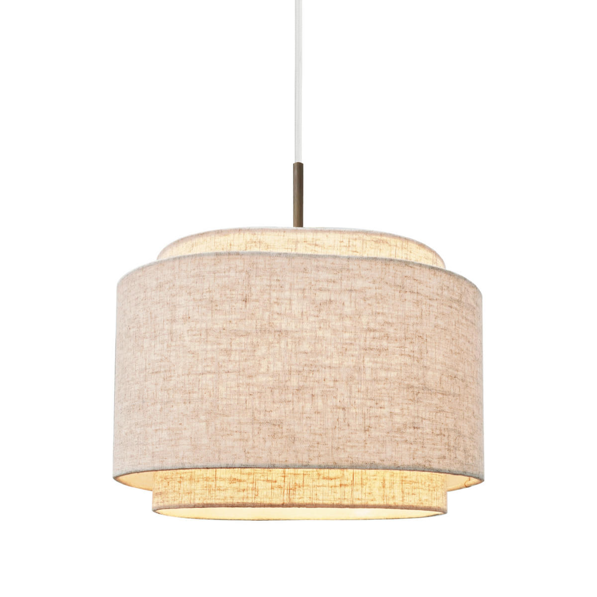 HÄNGELEUCHTE Takai 30/31 cm  - Beige, Design, Textil (30/31cm) - Nordlux