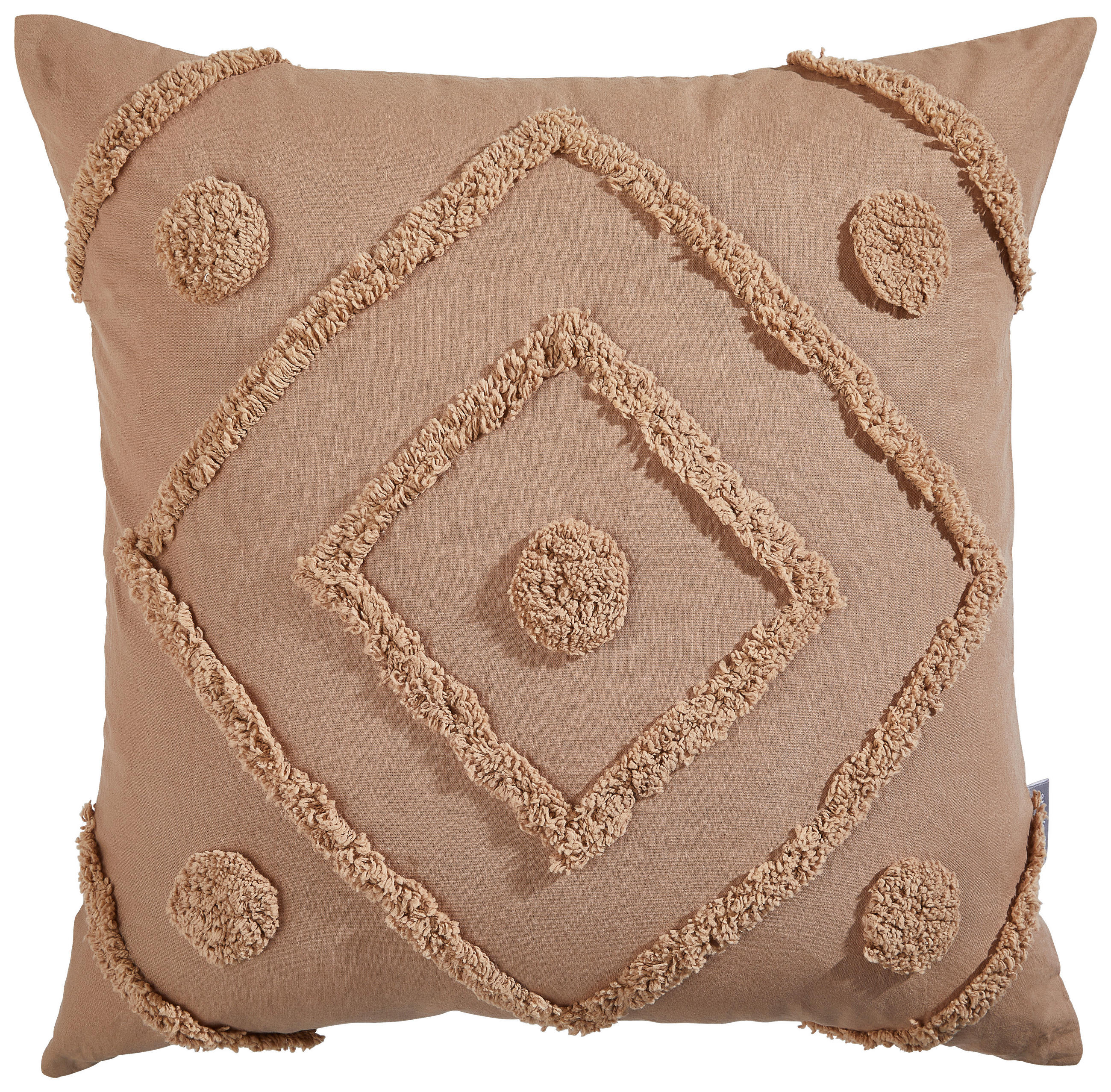 ZIERKISSEN 50/50 cm - Naturfarben, Trend, Textil (50/50cm) - Ambiente