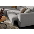 ECKSOFA in Struktur Taupe  205/284 cm  - Taupe/Schwarz, Design, Kunststoff/Textil (205/284cm) - Xora
