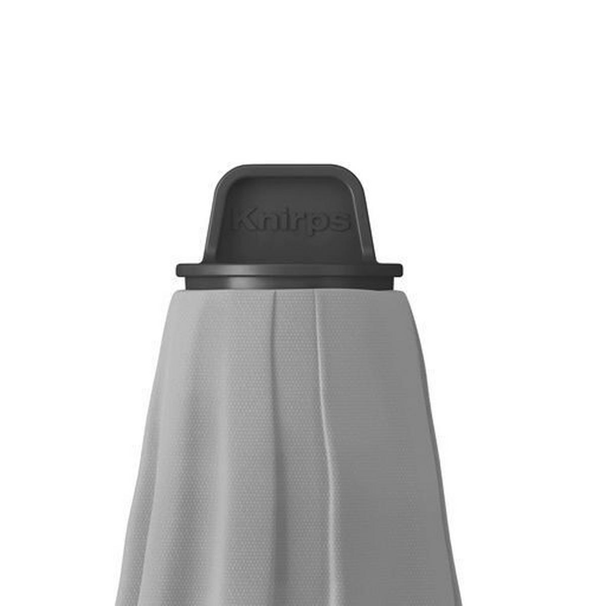 SONNENSCHIRM  240/224-257 cm  - Hellgrau/Schwarz, Basics, Textil/Metall (240/224-257cm) - KNIRPS