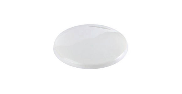 WANDPUFFER - Weiß, Basics, Kunststoff (7,5/13,5/1,5cm) - Homeware