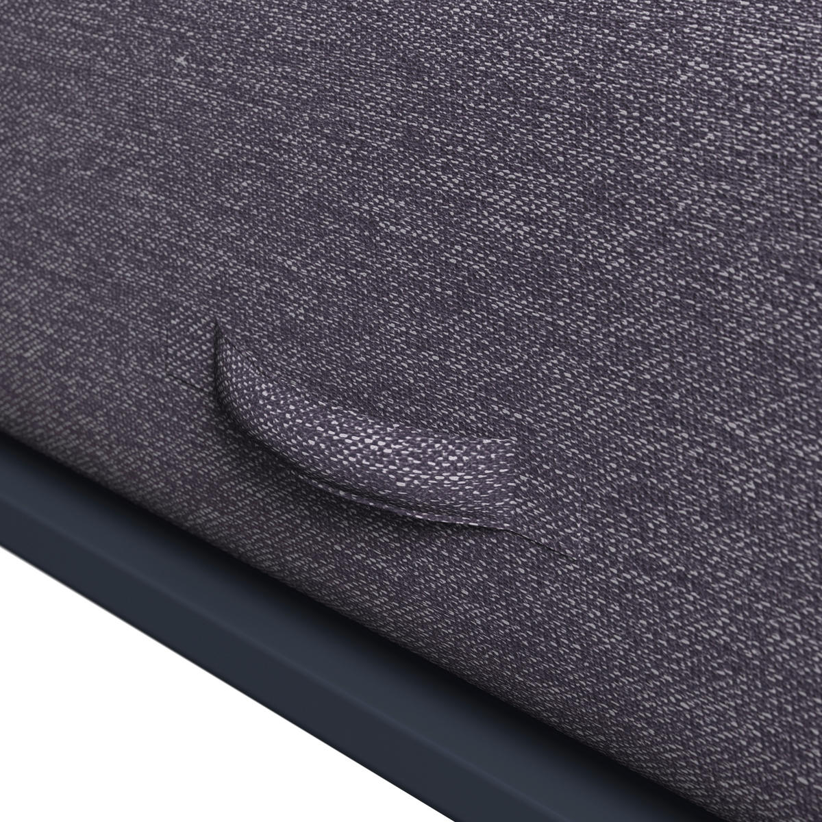 ZÁHRADNÉ LEŽADLO kov, textil - biela/tmavosivá, Modern, kov/textil (200/31/75cm) - Ambia Garden