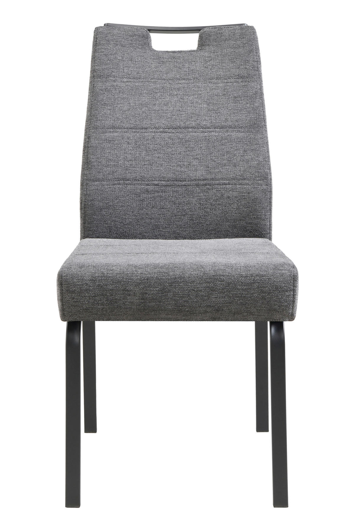 TISCHGRUPPE   - Eichefarben/Anthrazit, MODERN, Textil/Metall (140 - 180/76/90cm) - P & B