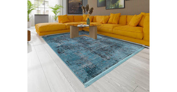 WEBTEPPICH 240/340 cm  - Blau, Design, Textil (240/340cm) - Dieter Knoll