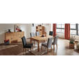 SIDEBOARD 177/91/42 cm  - Wildeiche/Alufarben, Natur, Holz (177/91/42cm) - Carryhome